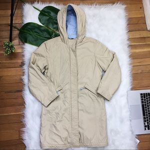 Gap Kids Coat  Size XXL Long Hood EUC Cotton